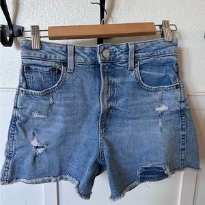 GAP Teen Teen Sky High Rise Denim Shorts with Washwell